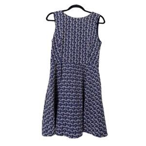 Zara A-line open back print dress